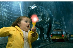 Bubble Girl Jurassic Park